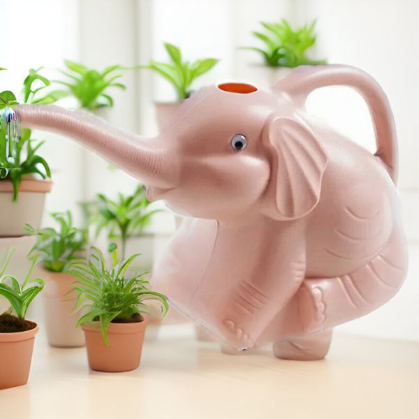 Arrosoir d'intérieur éléphant rose